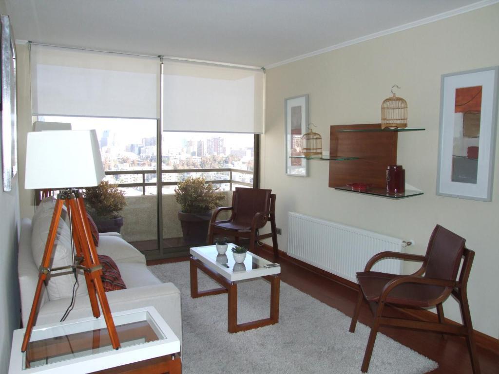 Апартаменты Bellavista Departamento Amoblado Сантьяго Номер фото